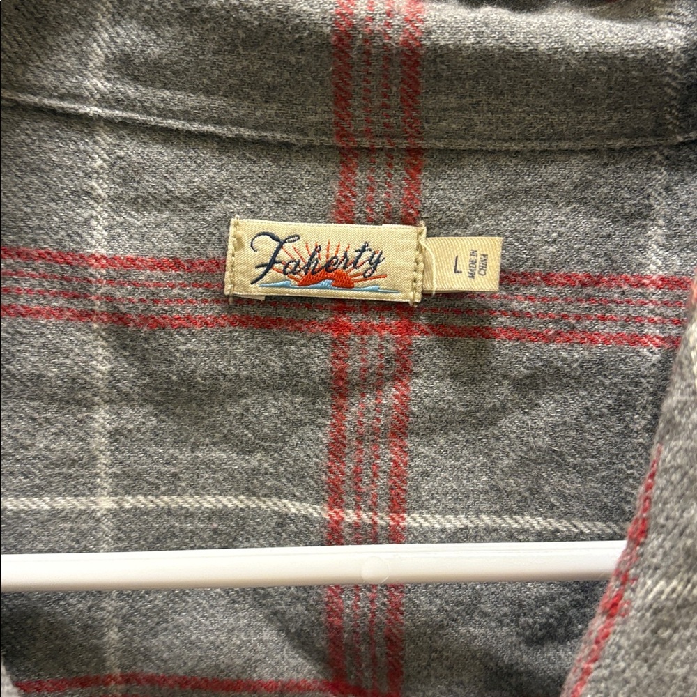 Faherty gray flannel - image 2